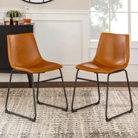 
              18" Faux Leather Dining Chair 2 Pack
            