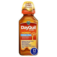 
              Vicks DayQuil Severe Acetaminophen Cold & Flu - Honey - 12 fl oz(354mL) DLC: 10/2024
            