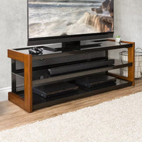 Wood & Glass Tv Stand