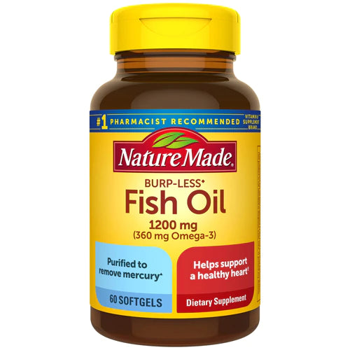 Fish Oil 1200mg 60 soft gels DLC: MAR 2025