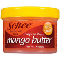 Softee Mango Butter Daily Hair Dress, 3 oz
