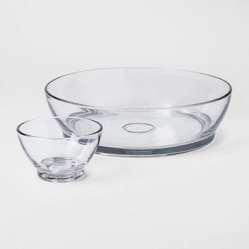 Classic Glass Chip and Dip Set - Threshold