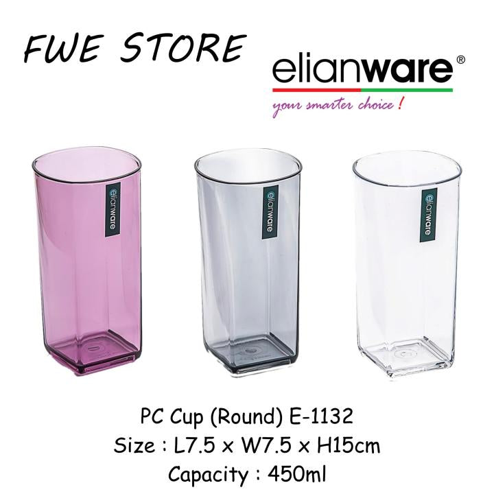 Elianware Round PC Cup 450ml E-1132