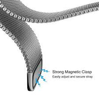 
              Boîtier en acier inoxydable argent, Bracelet Milanais: 38/40/41mm Silver
            