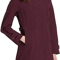 KS RAIN TRENCH MERLOT XL