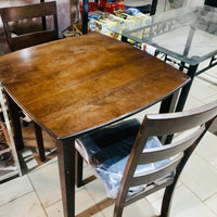 Dining Table With 2 Chairs - Cappuccino,Silver Or Cherry