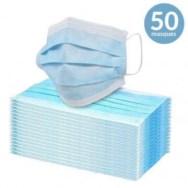 Masque Chirurgical Lot de 50pcs