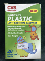 
              CVS Children's Plastic Anti Bacterial Bandages 20 ct
            