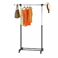 
              Adjustable Single Rod Garment Rack Black - Room Essentials
            