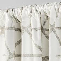 95"x54" Sketched Triangle Curtain Panel Gray - Project 62