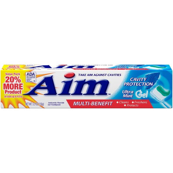 Aim Cavity Protection Mint Gel 156g FEV23