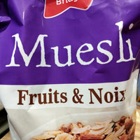 Muesli Croustillant Triple Choco, Noix & Miel, Fruits & Noix DLC: 05-FEV23