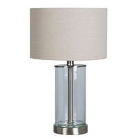 USB Fillable Accent Table Lamp  Brushed Nickel - Project 62™ (Please be advised that sets may be missing pieces or otherwise incomplete.)