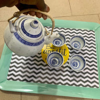 Service à Thé Porcelaine 1 Therière 850cl Tasse 4 100cl