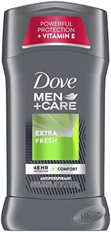 Dove Men+Care Extra Fresh Men's Antiperspirant Deodorant Stick with 72-hour Sweat & Odor Protection with 1/4 Moisturizing Cream & Long-lasting Citrus Scent 2.7 oz