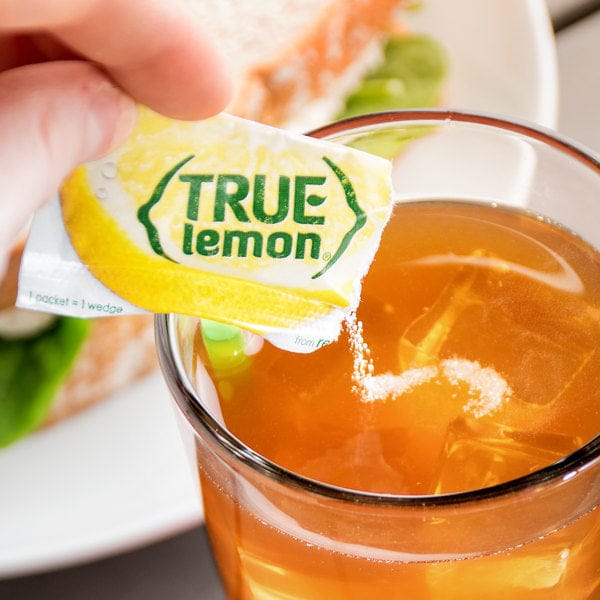 True Citrus 0.8 Gram Unsweetened Lemon Mix Portion Packet - 500/. MOUA