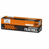 Food Storage Plastic Cling Wrap Roll 18" x 3,000' Foodservice Film Service