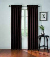 
              107cm x 213cm Braxton Blackout Window Curtain Panel Espresso Brown - Eclipse (1Panel)
            