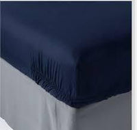
              Twin/Twin Xl Easy Care Solid Sheet Set Navy - Room Essentials™
            