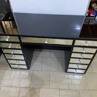 Dresser With Mirror - Black, Beech, Mahogany Or White