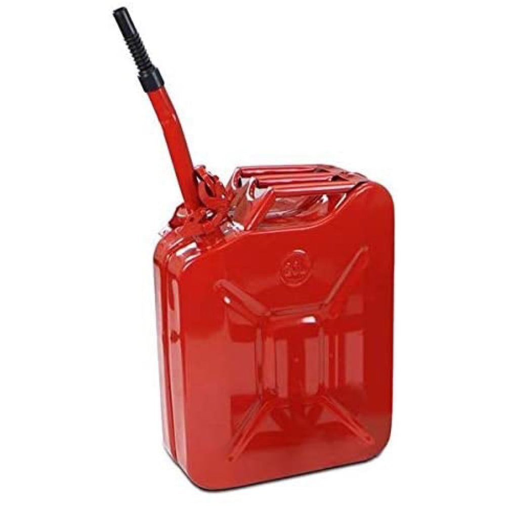 Brandless 20l Red Cold-Rolled Plate Petrol Diesel Can Gasoline Bucket with Oil Pipe