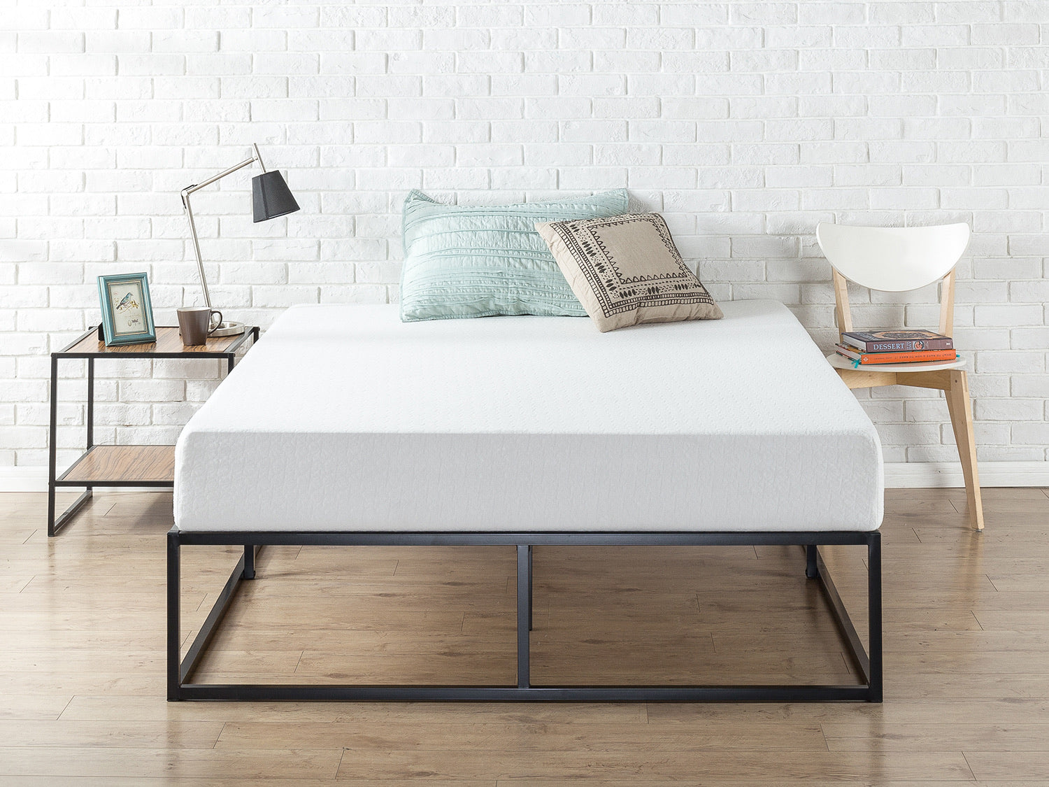 Zinus Joseph Modern Studio 14 Inch Platforma Bed Frame Narrow