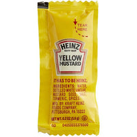 Heinz 5.6 Gram Yellow Mustard Packets  20Pcs