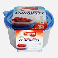 1560mL 2Pk Round Reusable Container