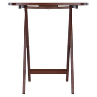 
              Corbett Oversize Oblong Snack Table Set Antique Walnut - Winsome
            
