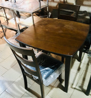 
              Dining Table With 2 Chairs - Cappuccino,Silver Or Cherry
            
