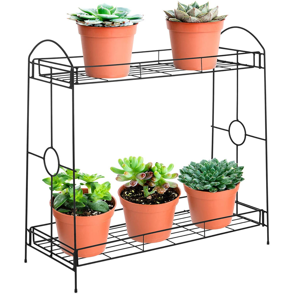 Best Choice Products 31.9 ''Indoor Outdoor Metal Multipurpose Plant Stand