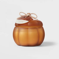 Mini Pumpkin Caramel Latte Honey Orange Candle - Threshold™