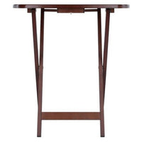 
              Corbett Oversize Oblong Snack Table Set Antique Walnut - Winsome
            