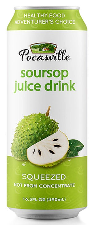 Pocasville Soursop Juice Drink 490mL DLC: 18/JUILLET/2021