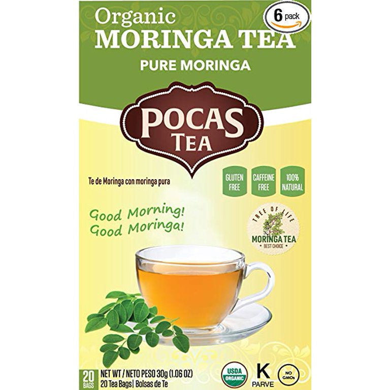 Pocas Organic Pure Moringa Tea 20 Bags