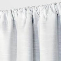 2pk Henna Blackout Curtain Panel White 127cm x 213cm