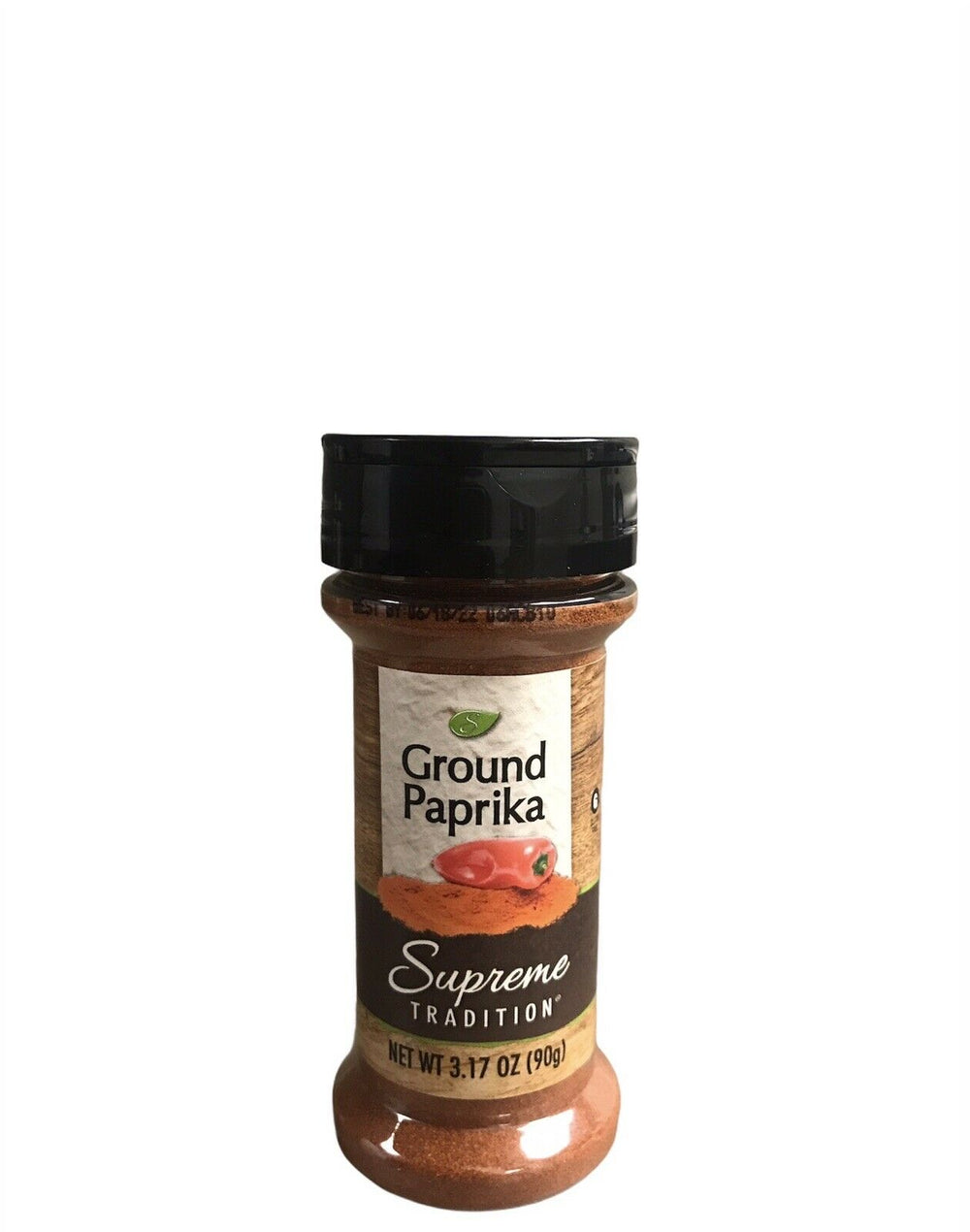 Supreme Tradition Ground Paprika Seasoning 3.17 Oz/90g DLC: Juin26