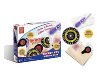 
              Secret Spy Mission Gear Kid Top Secret Activity Booklet Code Set Kit Play 2 Play
            