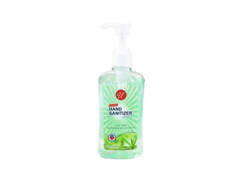 8Oz Hand Sanitizer Aloe Vera. MOUA