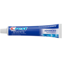Crest 3D White Advanced Whitening Fluoride Toothpaste 6 Ounces DLC: Mars/21