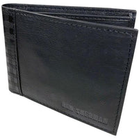 Ben Sherman Longford Collection 5-pocket Wallet, Black Leather