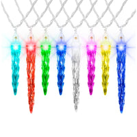 Philips 12ct Christmas LED 3 Color Effects Molded Icicles String Lights Bi-Color/3.3M