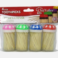 4 Pk Toothpick Set