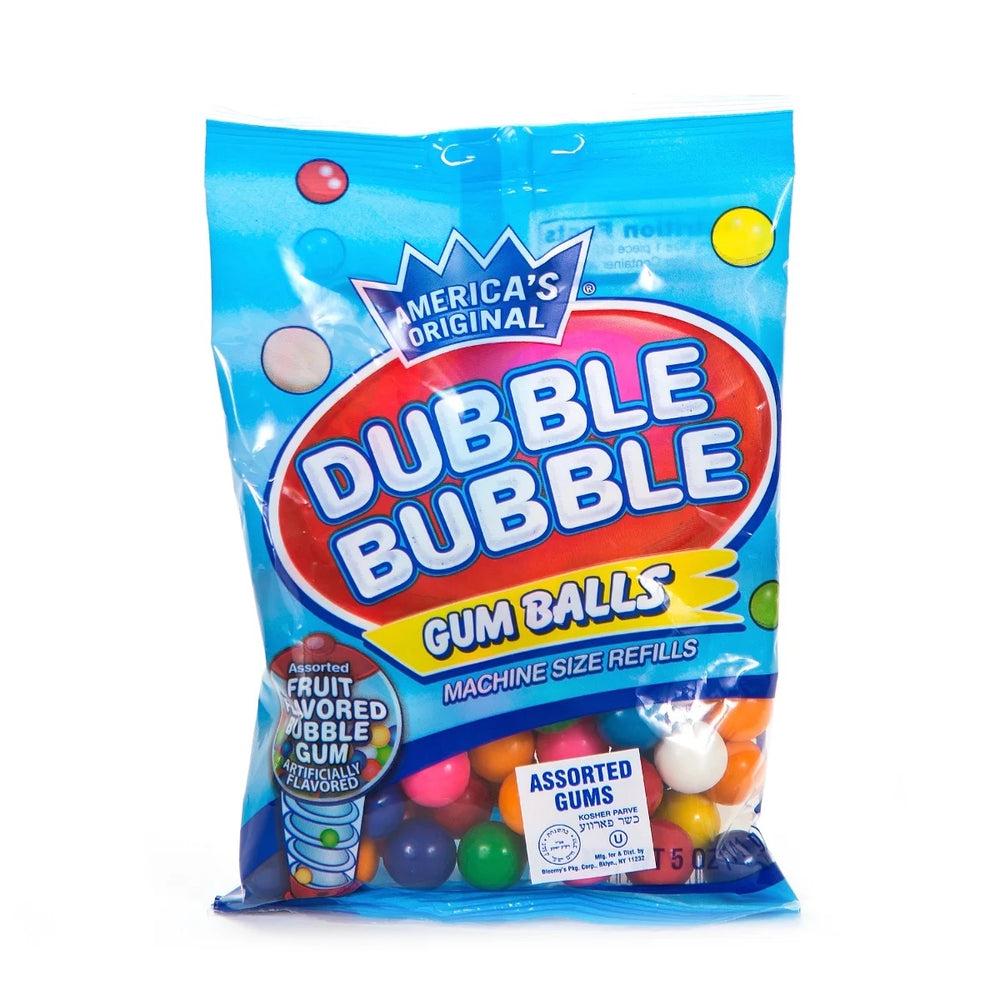 Dubble Bubble Gum Balls Asst 5/141g