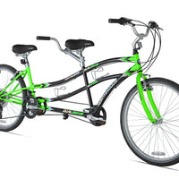 Kent 26" Northwoods 21-Speed Dual Drive Tandem Adult's Bike, Green/Black