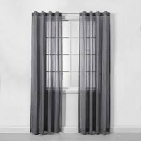 
              2pk Light Filtering Window Curtain Panels Gray - Made By Designa 160cm x 160cm
            