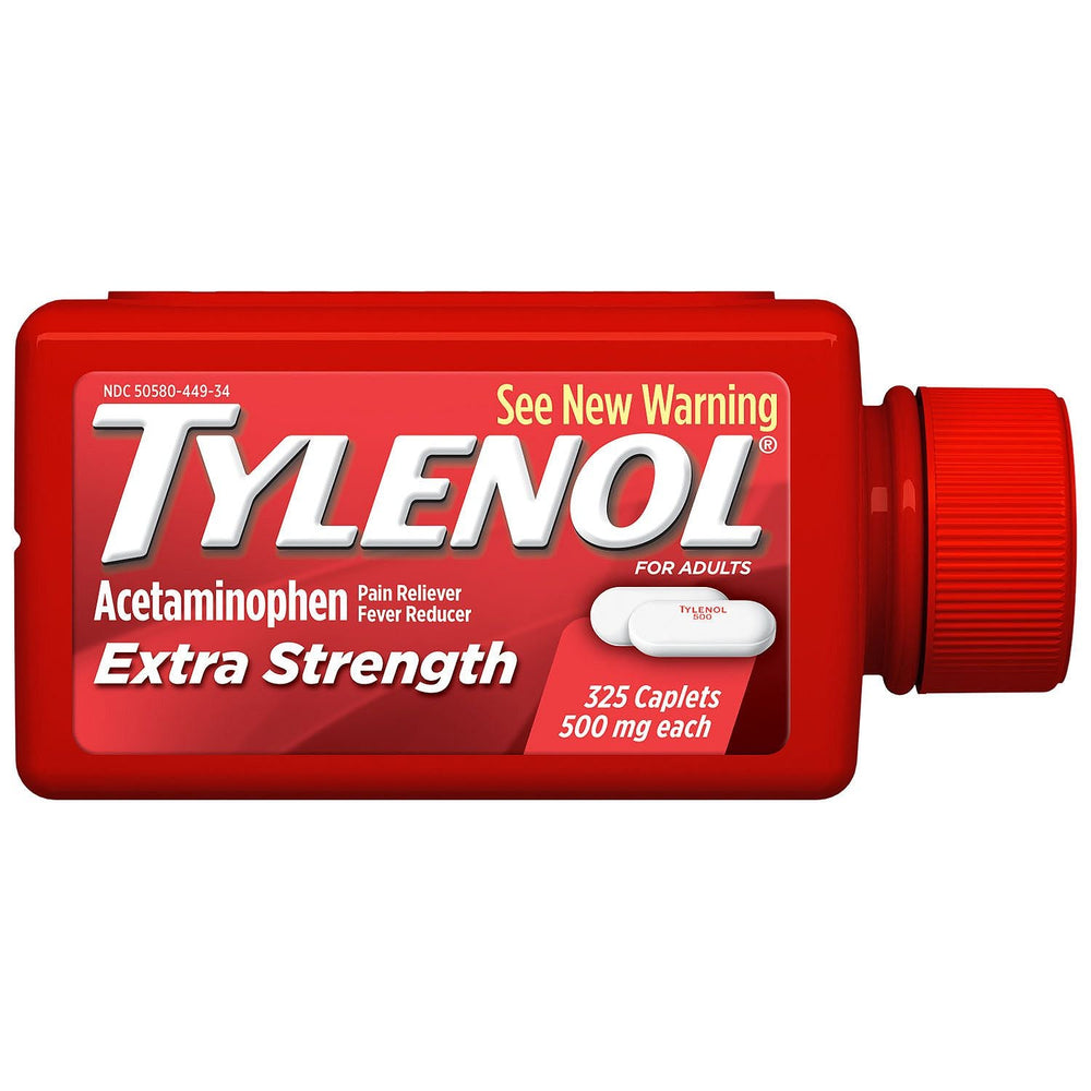 Tylenol Extra Strength Caplets, Pain Relief 500mg (325 ct.) DLC: 08/2027