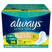 Always Ultra Thin Regular Pads with Wings (48 ct.) Item # 615990