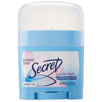 Secret Invisible Solid Anti-Perspirant & Deodorant, Powder Fresh 0.50 oz JUL/21