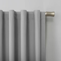 
              63"X50" Aruba Linen Blackout Curtain Panel Gray - Threshold™
            
